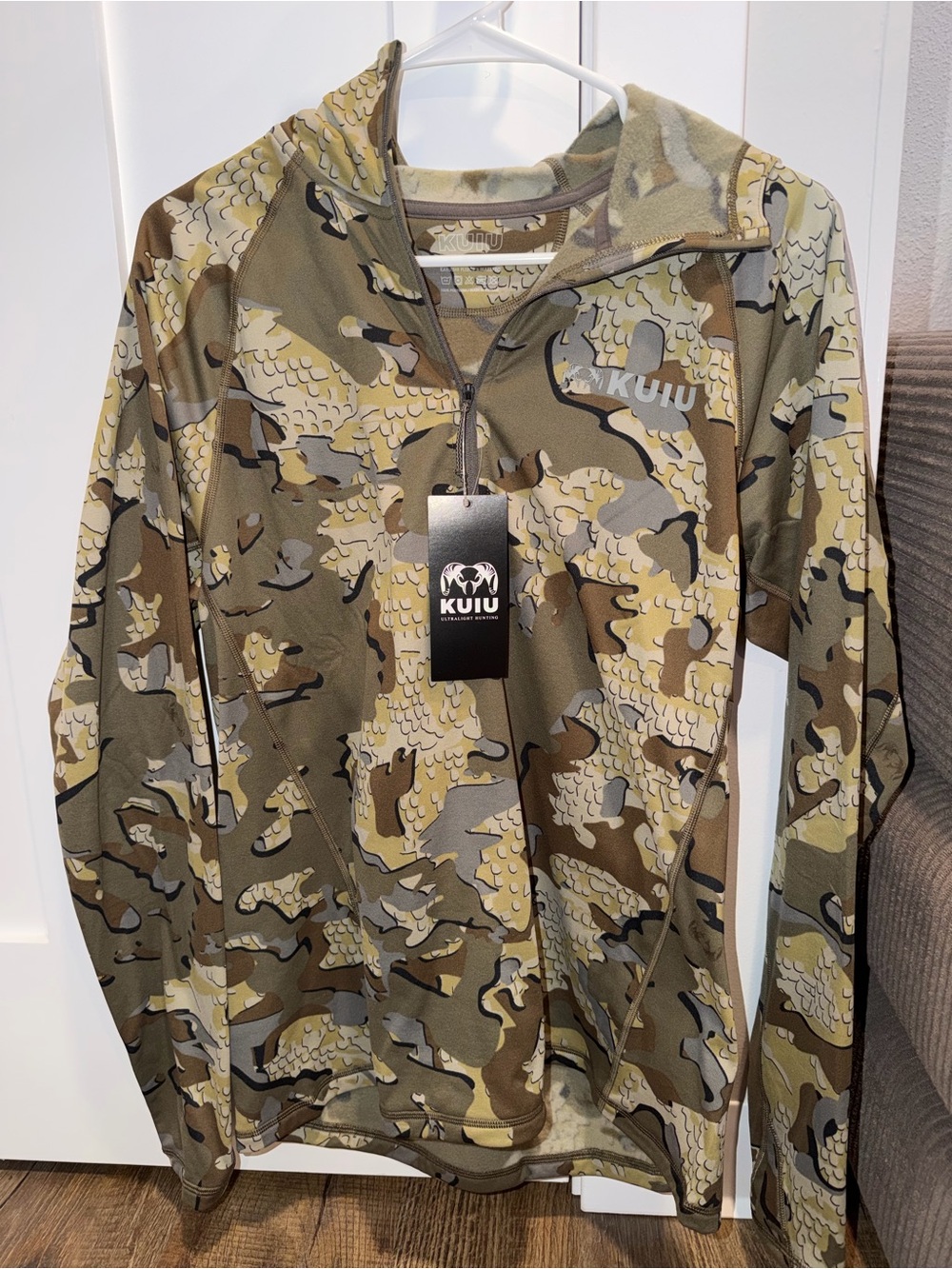 KUIU Men's Peloton 97 Fleece Zip T hoody